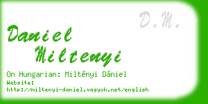 daniel miltenyi business card