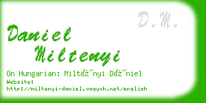 daniel miltenyi business card